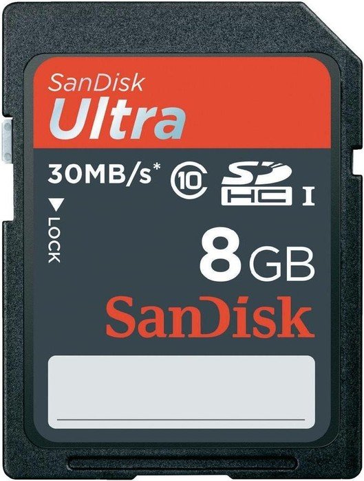 SanDisk Ultra R30 SDHC 8GB, UHS-I, Class 10