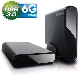 Fantec DB-ALU3-6G schwarz, USB-B 3.0