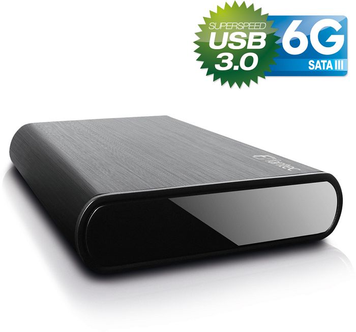 Fantec DB-ALU3-6G schwarz, USB-B 3.0