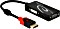 DeLOCK DisplayPort VGA/DVI/HDMI Adapter schwarz (62902)