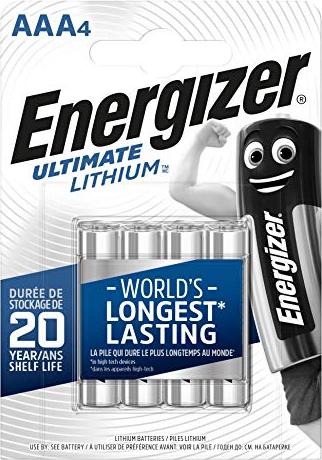 Energizer Ultimate Lithium Micro AAA, 4er-Pack