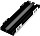 M.2 2280 Alu, doppelseitige Kühler für SSDs, Schraubmontage, schwarz/silber (verschiedene Markenbezeichnungen)