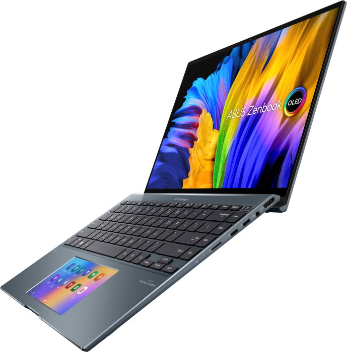 ASUS ZenBook 14X OLED UX5400ZF-L7025W, Pine Grey, Core i7-1260P, 16GB RAM, 1TB SSD, GeForce RTX 2050, DE