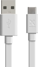 Xtorm Flat USB-A/USB-C Cable 1.0m weiß (CF050)