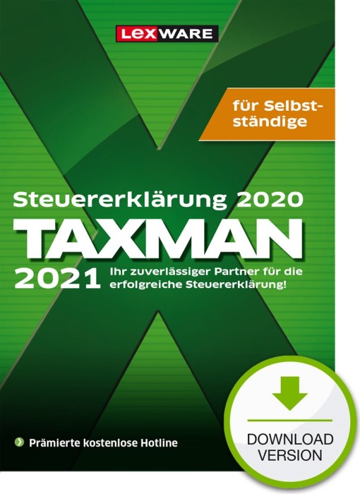 Lexware Taxman 2021 für Selbstständige
