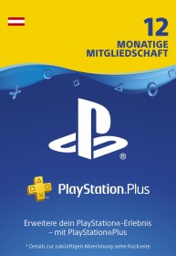 Sony PlayStation Plus Subscription Card - 365 Tage Abo für österreichische Accounts (PS5/PS4/PS3/PSVita)