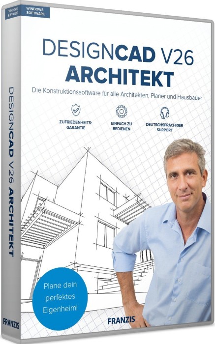 Franzis Design CAD V26 Architekt (niemiecki) (PC)