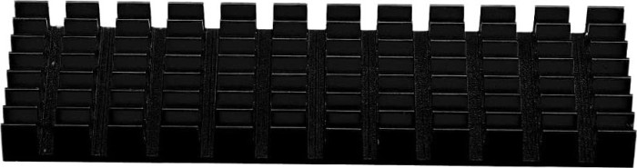 M.2 2280 Alu, einseitiger Kühler für SSDs, schwarz (verschiedene Markenbezeichnungen)