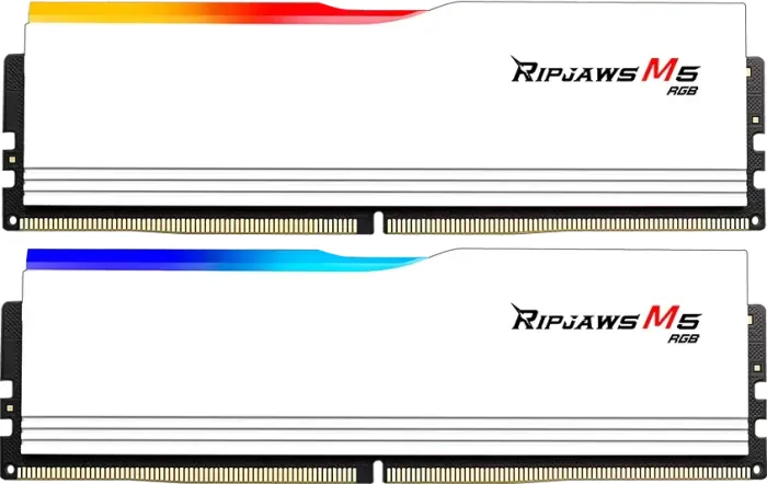 G.Skill Ripjaws M5 RGB biały DIMM Kit 48GB, DDR5-5200, CL40-40-40-83, on-die ECC