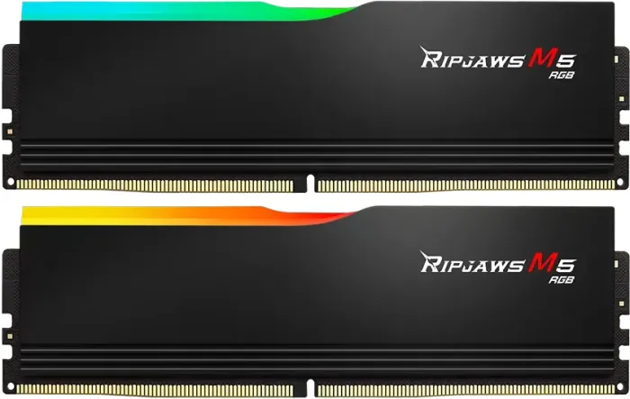 G.Skill Ripjaws M5 RGB czarny DIMM Kit 48GB, DDR5-5200, CL40-40-40-83, on-die ECC