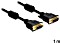 DeLOCK DVI 24+1 extension cable 1m black (83185)
