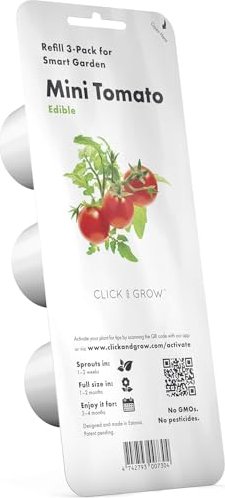 Emsa Click & Grow Substratkapseln Mini Tomate, 3er-Pack