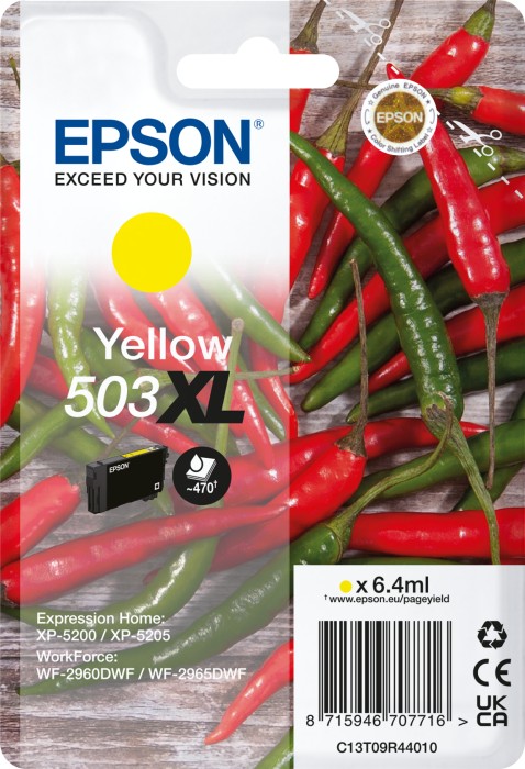 Epson tusz 503XL żółty