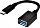 Lenovo USB-C 3.0 wtyczka na USB-A 3.0 gniazdko kabel przejściówka, 14cm (4X90Q59481)