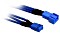 BitFenix Alchemy 3-Pin przedłużenie 60cm, sleeved niebieski/niebieski (BFA-MSC-3F60BB-RP)