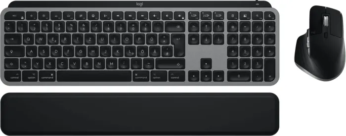 Logitech MX Keys S Combo for Mac, Space Gray, czarny/szary, Logi Bolt, USB/Bluetooth, DE