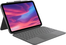 Logitech Combo Touch, KeyboardDock für iPad 10 2022, grau, DE