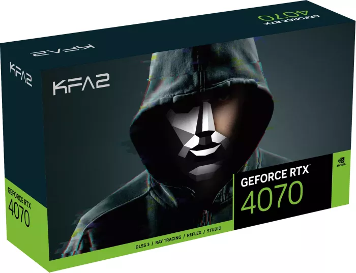 KFA2 GeForce RTX 4070 EX Gamer (1-Click OC), 12GB GDDR6X, HDMI, 3x DP