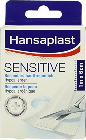 Hansaplast Sensitive 1mx6cm, 1 sztuka