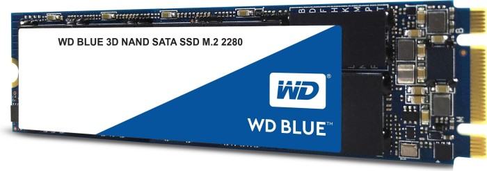 Western Digital WD Blue 3D NAND SATA SSD 1TB, M.2 2280/B-M-Key/SATA 6Gb/s