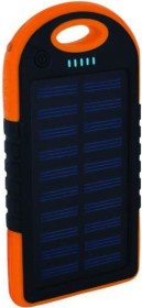 XLayer Powerbank Plus Solar 4000 schwarz/orange