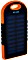 XLayer Powerbank Plus Solar 4000 schwarz/orange (212847)