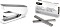 Fellowes LX850 office stapler, white (5011801)
