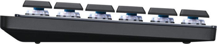 Logitech MX Mechanical Graphite, LEDs biały, Kailh Choc V2 LOW PROFILE BLUE, Logi Bolt, USB/Bluetooth, DE