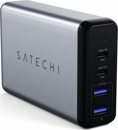 Satechi 75W Dual USB-C PD Travel Charger