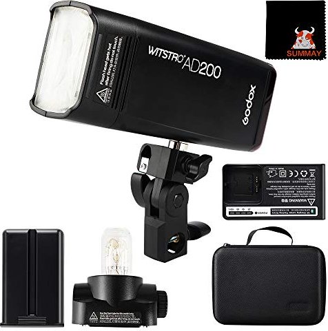 Godox AD200 Pocket Flash do Canon, Nikon i Sony