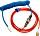 Ducky Premicord spiral cable USB-C to USB-A, 1.8m, Bon Voyage blue/red (DKCC-BVCNC1)