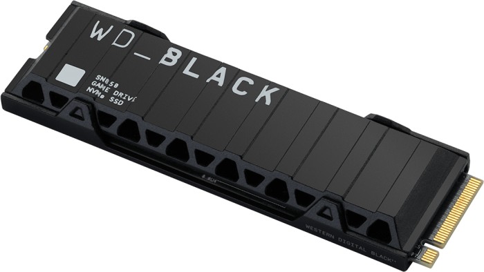 Western Digital WD_BLACK SN850 NVMe SSD 500GB, M.2, Kühlkörper
