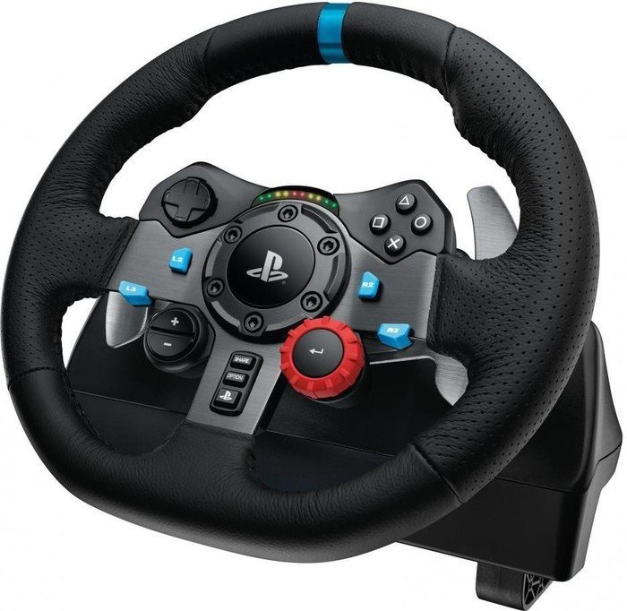 Logitech G29 Driving Force, USB inkl. Astro A10 Headset weiß (PS5/PS4/PS3)