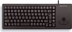 Cherry G84-5400 XS Trackball Keyboard schwarz, Cherry ML, USB, DE