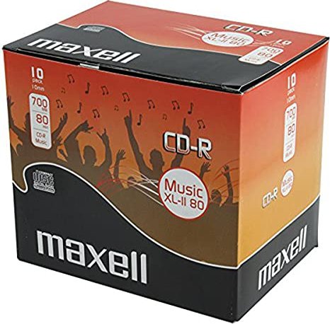 Maxell Music XL-II 80 CD-R 80min/700MB, 52x, 10er Jewelcase