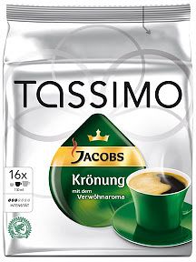 Tassimo T-Disc Jacobs Krönung Kaffeekapseln, 16er-Pack