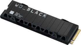 Western Digital WD_BLACK SN850 NVMe SSD 2TB, M.2, Kühlkörper, offiziell geeignet für PS5