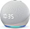 Amazon Echo Dot 4. Generation weiß mit Uhr