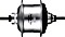 Shimano Alfine 11-biegowy 36 otwory piasta z przekładnią srebrny (SG-S7001-11-AS)