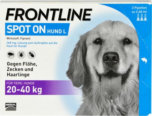 Næb Undervisning give Frontline Spot on Hund L H 40, 3 Pipetten ab € 22,49 (2023) |  Preisvergleich Geizhals Deutschland