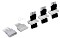 BitFenix Alchemy adapter zasilający SATA 4-Pin [IDE] na 4x 15-Pin [SATA] 20cm, sleeved biały/biały Vorschaubild