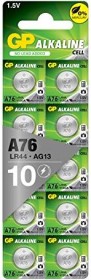GP Batteries Alkaline A76 (LR44/LR1154), 10er-Pack