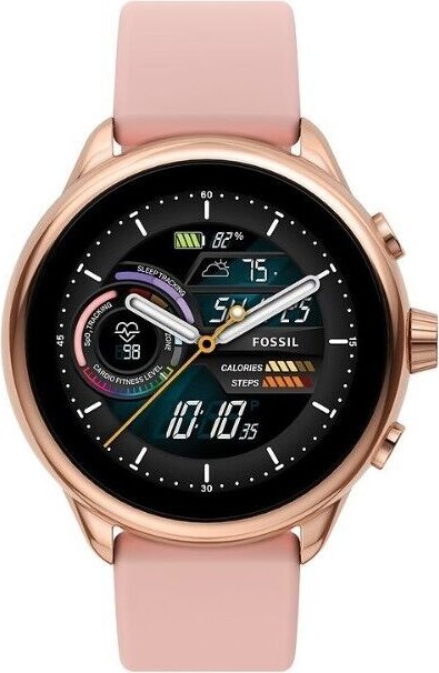 Fossil Gen 6 Smartwatch Wellness Edition Blush Silic ...