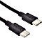 Wentronic Goobay USB-C Lade- und Synchronisationskabel 0.5m schwarz (66316)