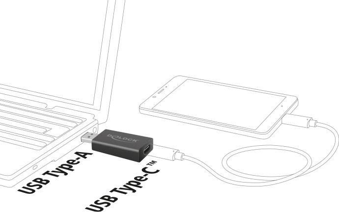 DeLOCK Adapter, USB-A 3.1 [Stecker] auf USB-C 3.1 [Buchse] Adapter (65689) ab  € 12,99 (2024)