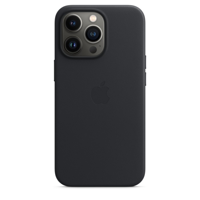 Apple Leder Case mit MagSafe für iPhone 13 Pro Mitternacht