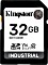 Kingston INDUSTRIAL R100/W80 SDHC 32GB, UHS-I U3, A1, Class 10 (SDIT/32GB)