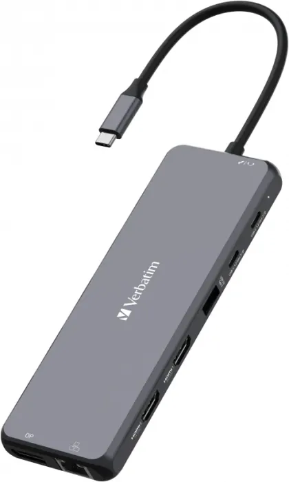 Verbatim USB-C Pro Multiport hub CMH-13, USB-C 3.1 [wtyczka]