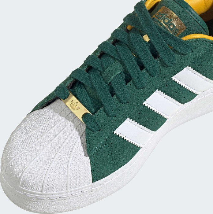 Men's shoes adidas Originals Superstar Xlg Collegiate Green/ Ftw White/  Bold Gold