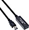 InLine USB 3.2 Gen.1 Aktiv-Verlängerung Stecker A an Buchse A 20m schwarz (35657A)